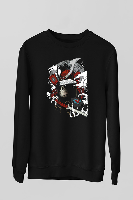 Goril Siyah Unisex Sweatshirt