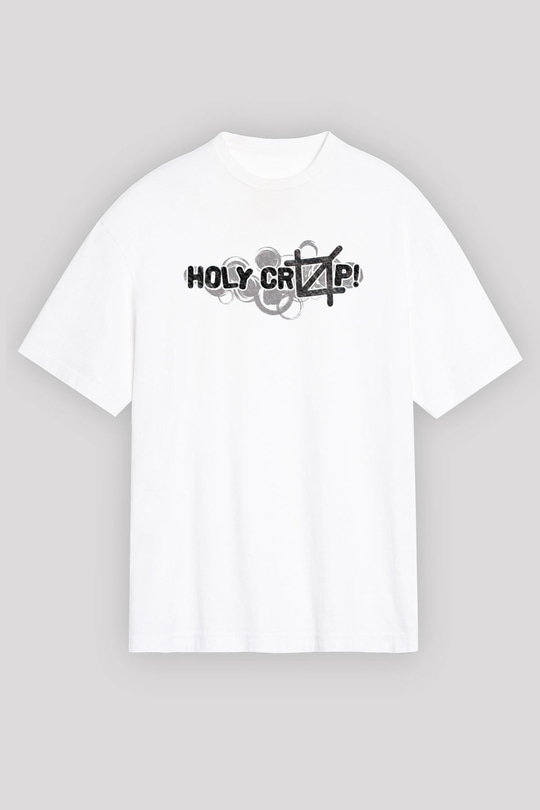 Grafiker Beyaz Oversize Tişört Oversize T-shirt - TişörtFabrikası