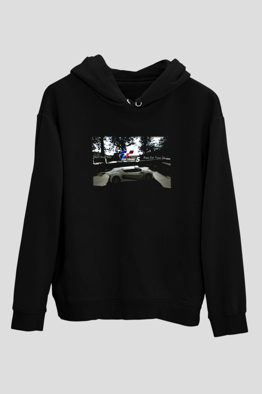 Gran Turismo Siyah Unisex Hoodie