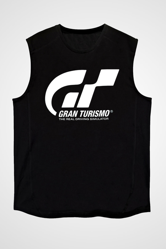 Gran Turismo Siyah Unisex Kolsuz Tişört