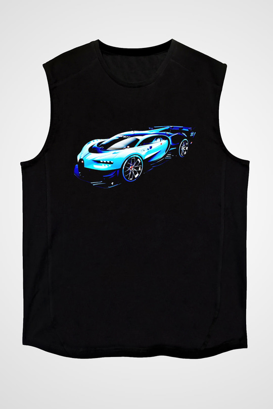 Gran Turismo Siyah Unisex Kolsuz Tişört