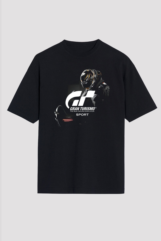Gran Turismo Siyah Oversize Tişört Oversize T-shirt