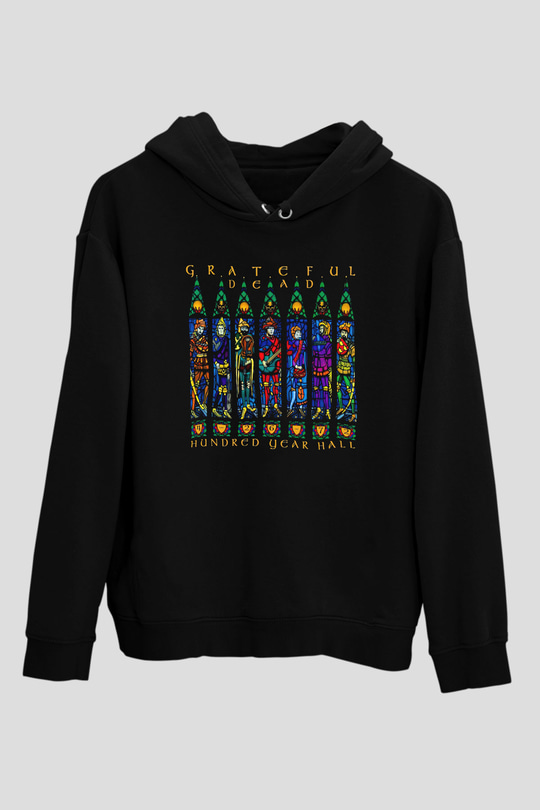 Grateful Dead Siyah Unisex Hoodie