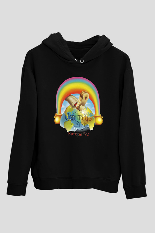 Grateful Dead Siyah Unisex Hoodie
