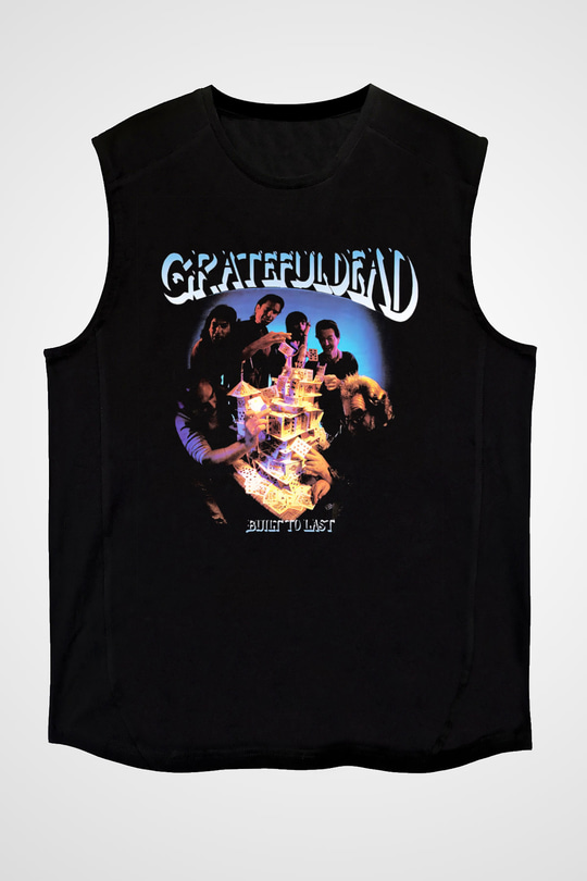 Grateful Dead Siyah Unisex Kolsuz Tişört