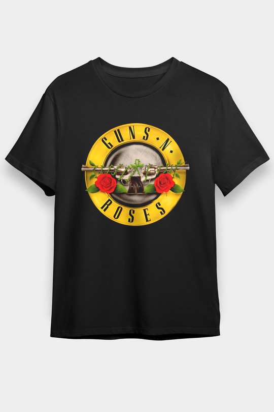 Guns N Roses Siyah Unisex Tişört T-Shirt - TişörtFabrikası