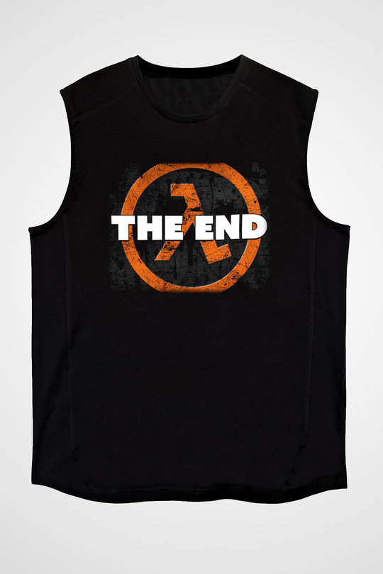 Half-Life Siyah Unisex Kolsuz Tişört