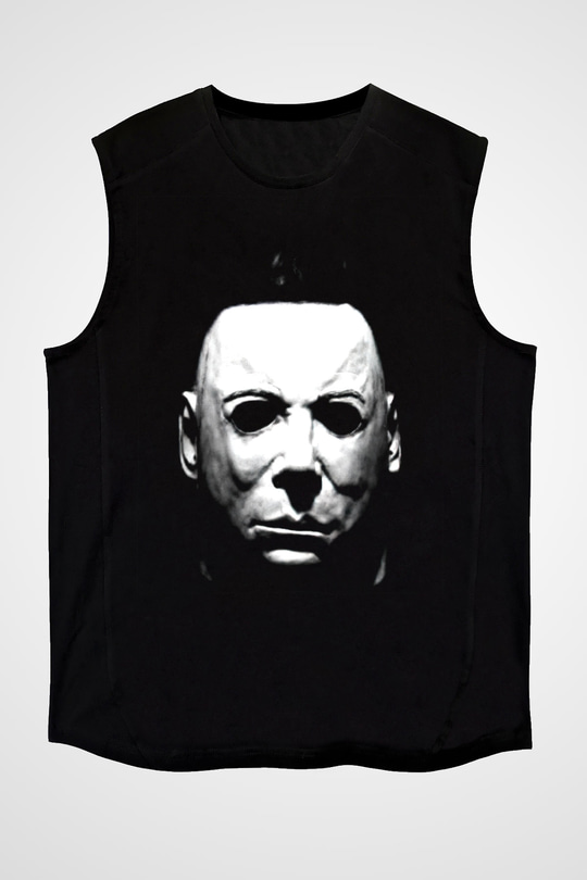 Halloween Siyah Unisex Kolsuz Tişört