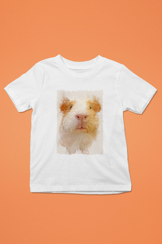 Hamster Beyaz Unisex Çocuk Tişört