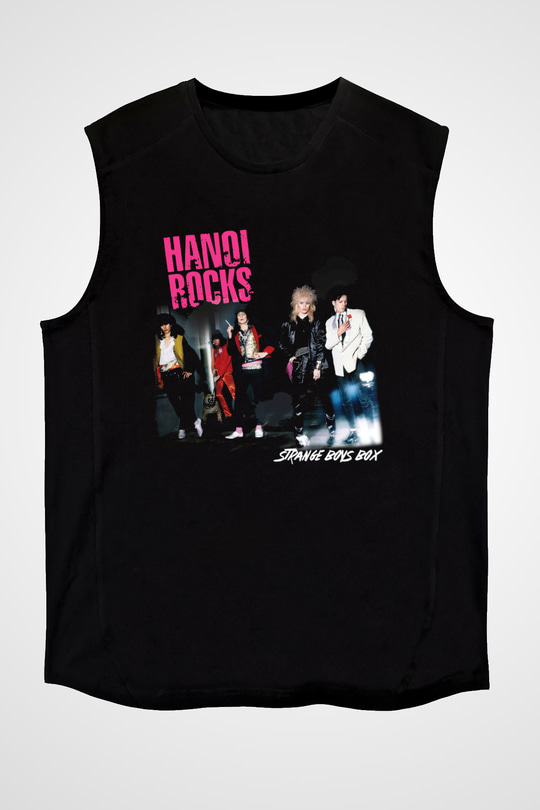 Hanoi Rocks Siyah Unisex Kolsuz Tişört