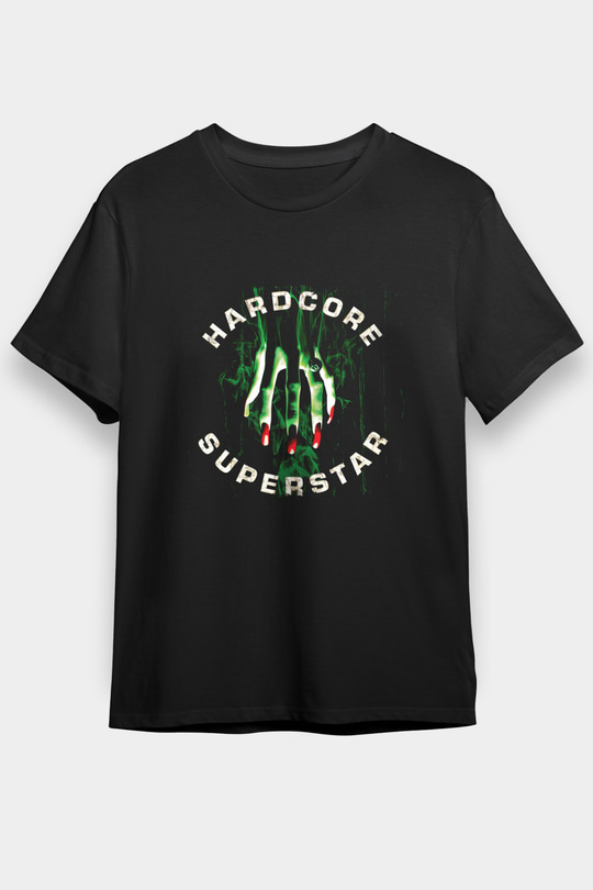Hardcore Superstar Baskılı Unisex Siyah Tişört