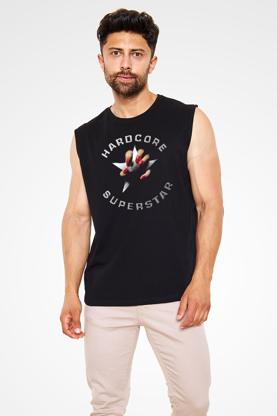 Hardcore Superstar Siyah Unisex Kolsuz Tişört