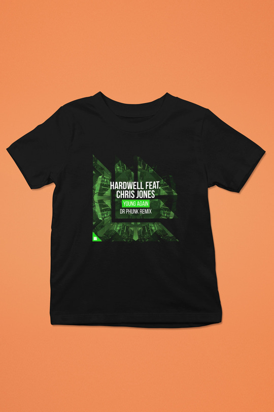 Hardwell Siyah Unisex Çocuk Tişört
