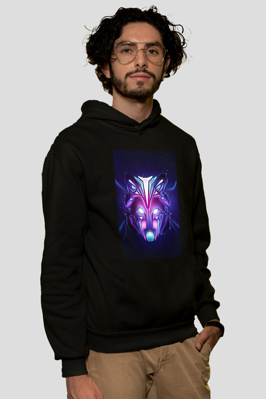 Hardwell Siyah Unisex Kapüşonlu Sweatshirt