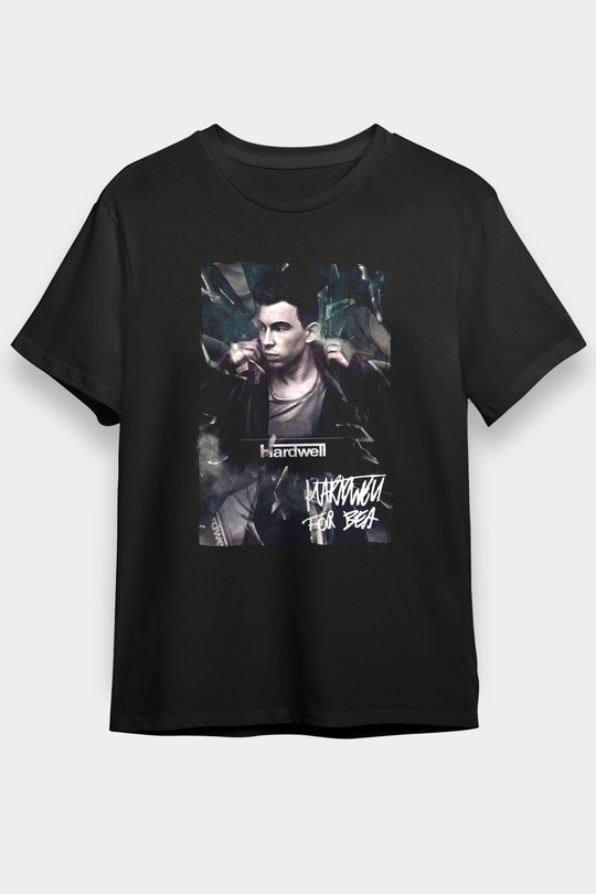 Hardwell Siyah Unisex Tişört T-Shirt - TişörtFabrikası