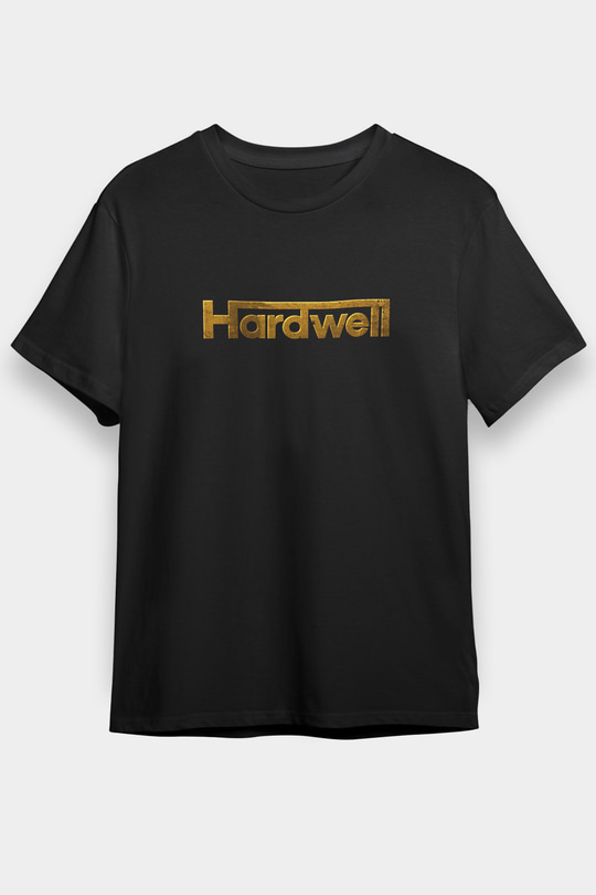 Hardwell Siyah Unisex Tişört T-Shirt - TişörtFabrikası