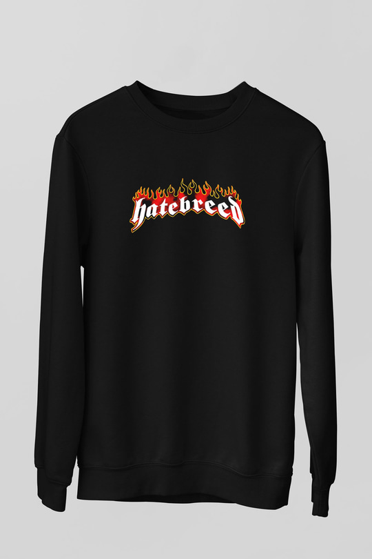 Hatebreed Siyah Unisex Sweatshirt