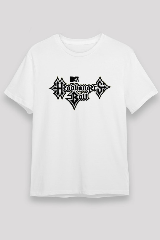 Headbangers Ball Beyaz Unisex Tişört T-Shirt