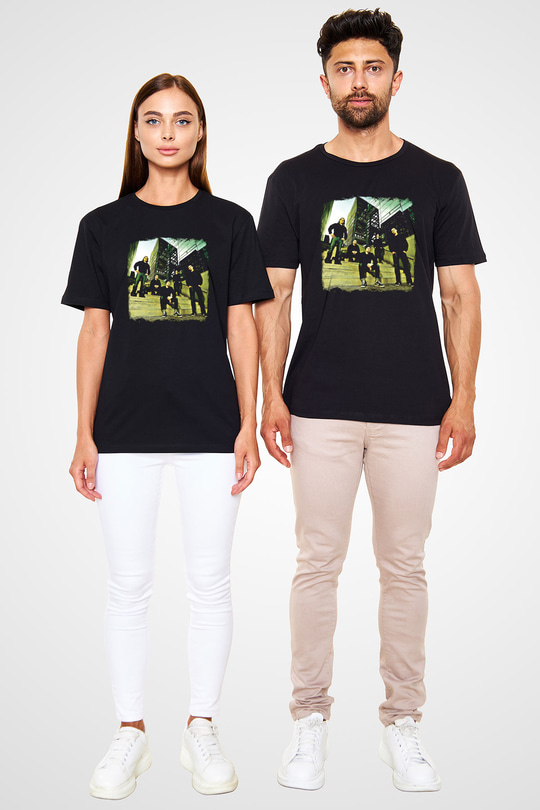 Heaven Shall Burn Baskılı Unisex Siyah Tişört