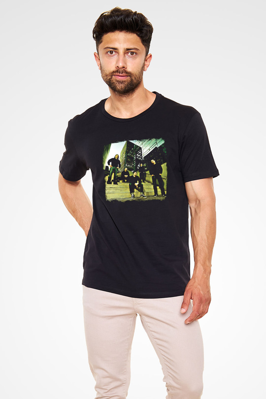 Heaven Shall Burn Baskılı Unisex Siyah Tişört
