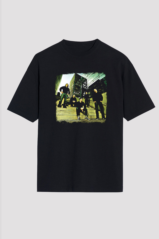 Heaven Shall Burn Baskılı Unisex Siyah Oversize Tişört