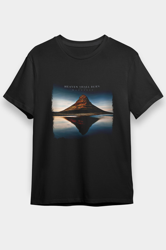 Heaven Shall Burn Baskılı Unisex Siyah Tişört