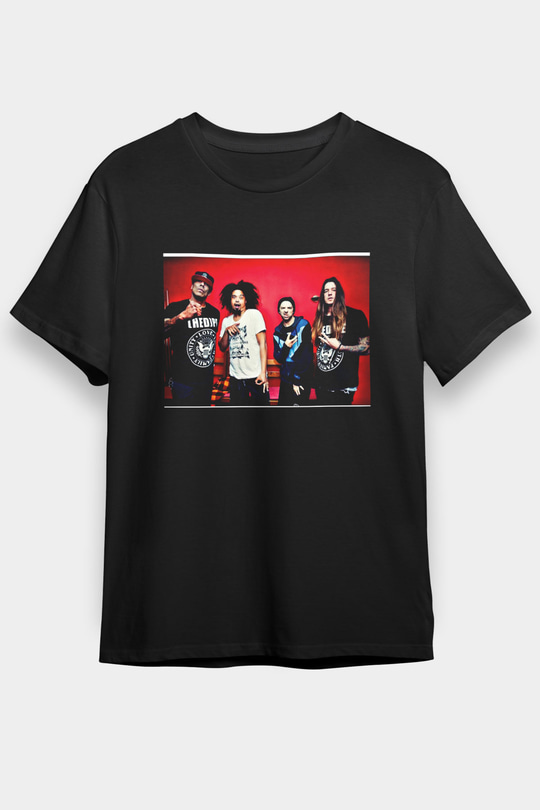 Hed PE Baskılı Unisex Siyah Tişört