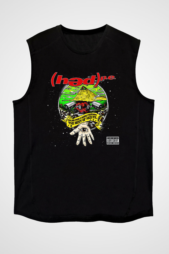 Hed PE Siyah Unisex Kolsuz Tişört