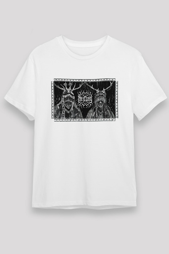 Heilung Baskılı Unisex Beyaz Tişört - Tshirt