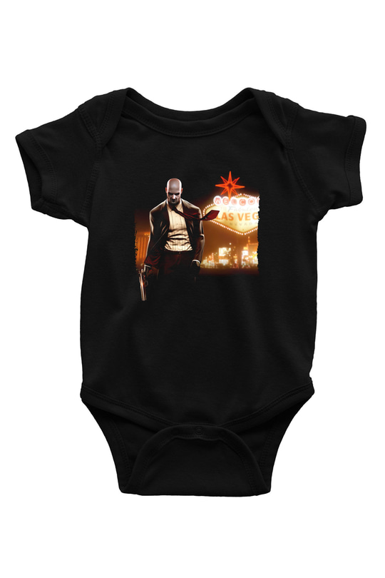 Hitman Siyah Bebek Body - Zıbın
