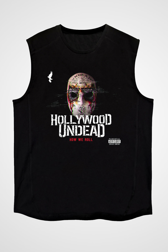Hollywood Undead Siyah Unisex Kolsuz Tişört