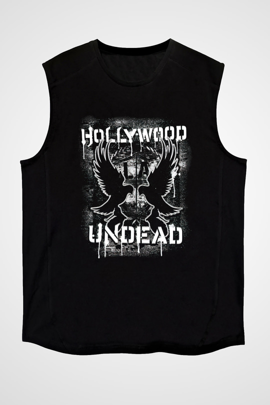 Hollywood Undead Siyah Unisex Kolsuz Tişört
