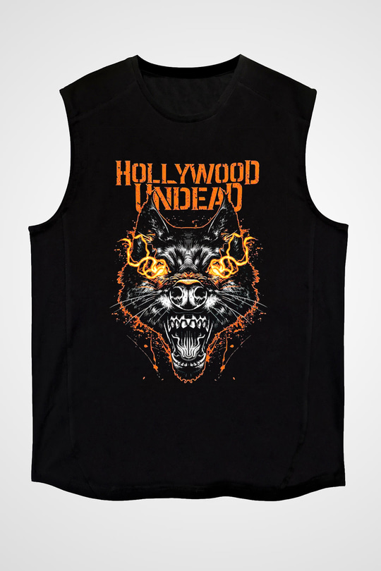Hollywood Undead Siyah Unisex Kolsuz Tişört