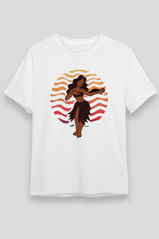 Hula Beyaz Unisex Tişört T-Shirt - TişörtFabrikası