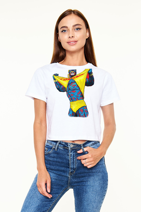 Hulk Hogan Beyaz Unisex Oversize Tişört