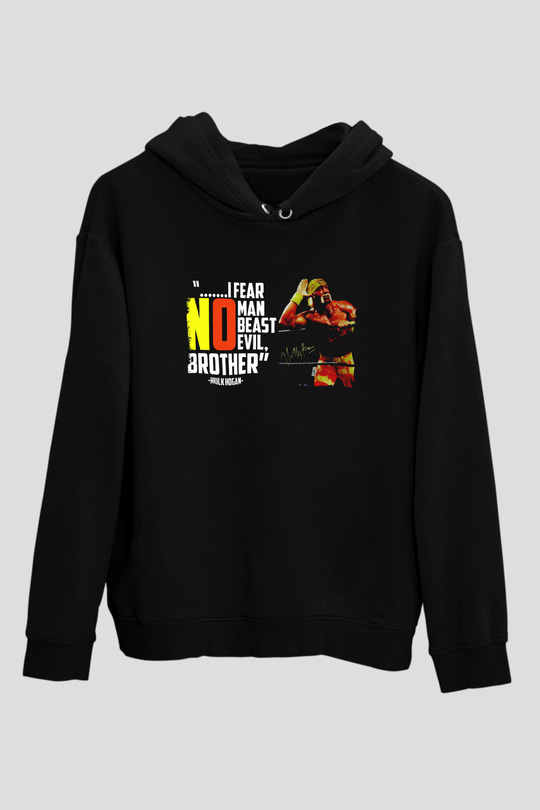 Hulk Hogan Siyah Unisex Hoodie