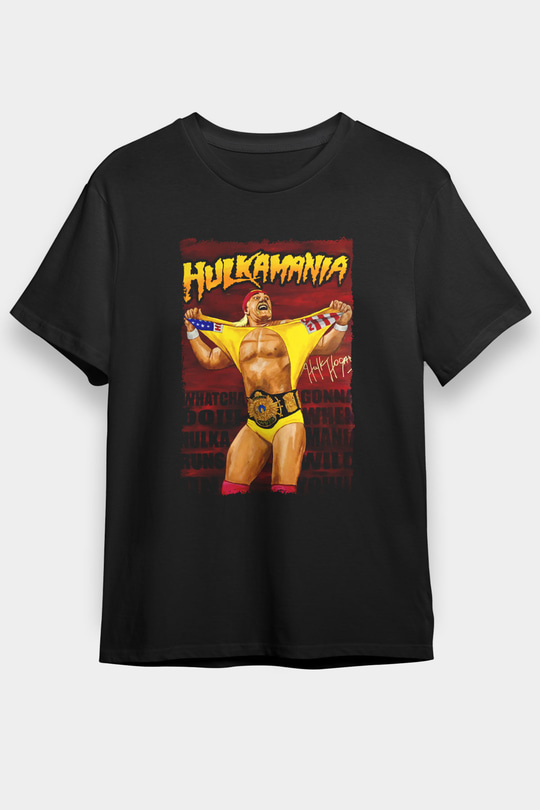 Hulk Hogan Siyah Unisex Tişört