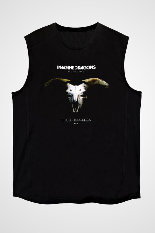 Imagine Dragons Siyah Unisex Kolsuz Tişört
