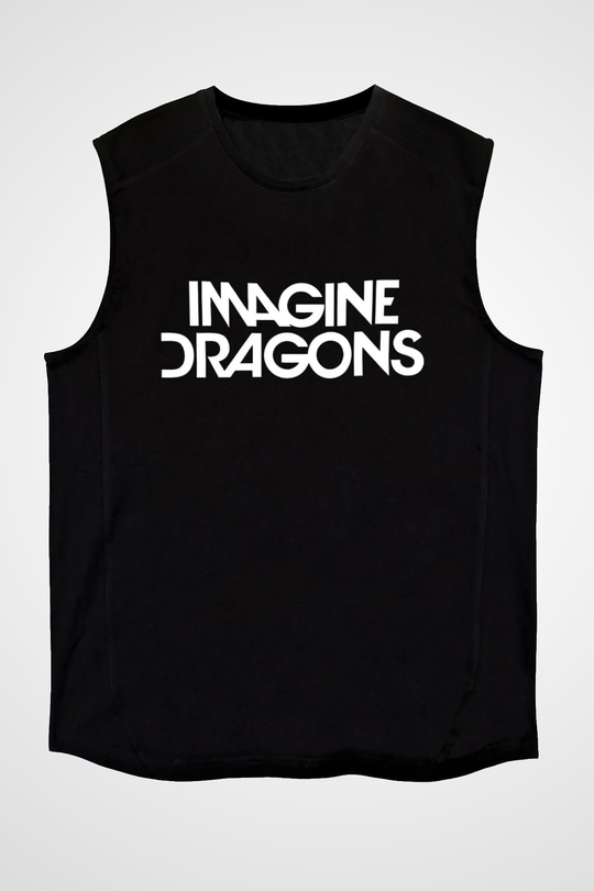 Imagine Dragons Siyah Unisex Kolsuz Tişört