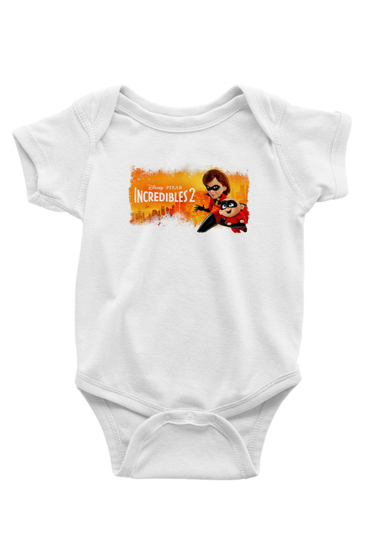 Incredibles (The) Beyaz Bebek Body - Zıbın