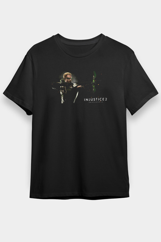 Injustice 2 Siyah Unisex Tişört T-Shirt