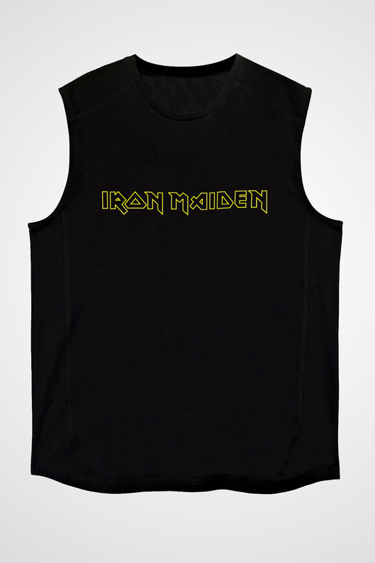Iron Maiden Siyah Unisex Kolsuz Tişört