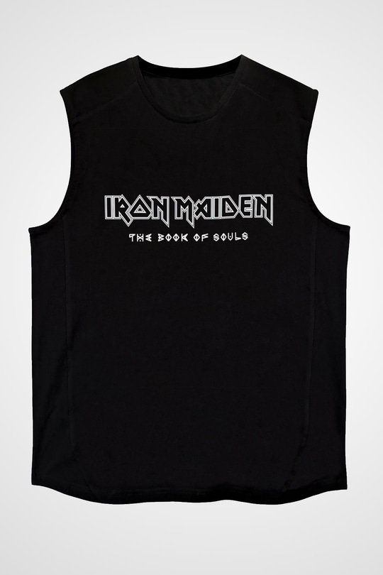 Iron Maiden Siyah Unisex Kolsuz Tişört