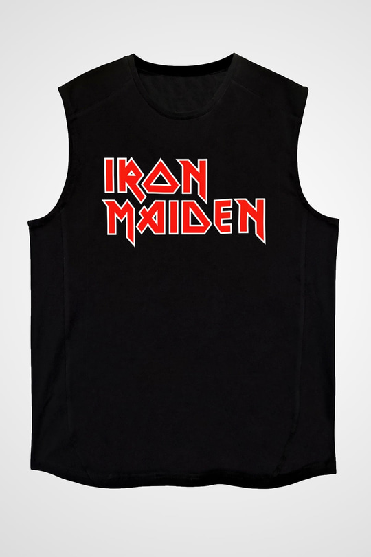 Iron Maiden Siyah Unisex Kolsuz Tişört