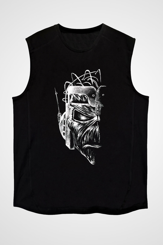 Iron Maiden Siyah Unisex Kolsuz Tişört