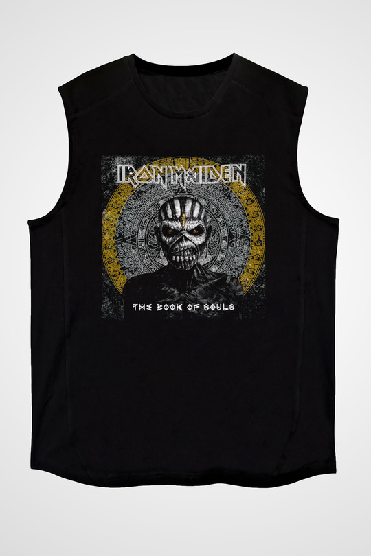 Iron Maiden Siyah Unisex Kolsuz Tişört