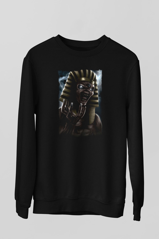 Iron Maiden Siyah Unisex Sweatshirt