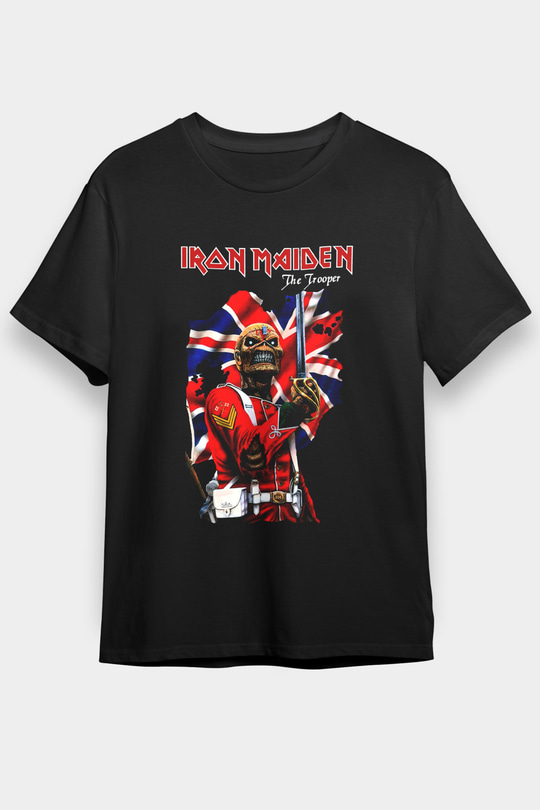Iron Maiden Siyah Unisex Tişört T-Shirt - TişörtFabrikası