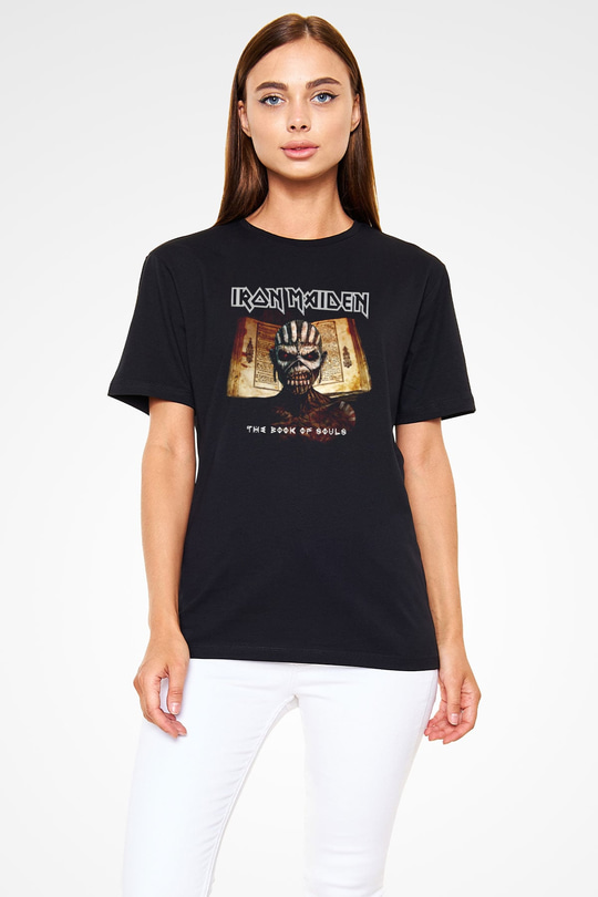 Iron Maiden Siyah Unisex Tişört T-Shirt - TişörtFabrikası