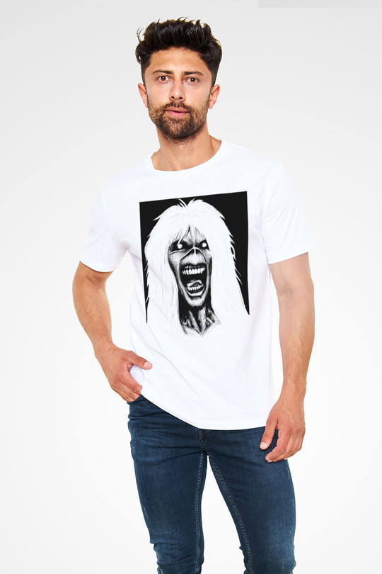Iron Maiden Siyah Unisex Tişört T-Shirt - TişörtFabrikası